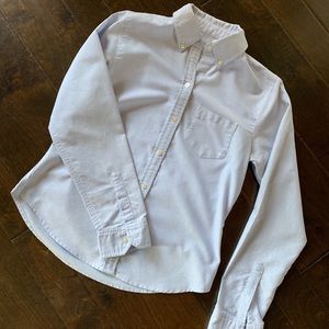 Eddie Bauer Light Blue Oxford Button Down Shirt XS